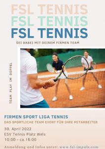 Firmen Sport Liga Tennis beim ESV Wels